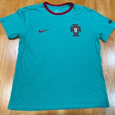 ПОРТУГАЛЬСКАЯ ТРЕНИРОВОЧНАЯ ФУТБОЛКА NIKE-FIT L   - Изображение 1 из 4