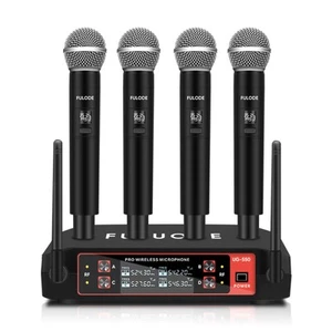 UG-550 Wireless Microphone, Professional 4 Channels Karaoke Handheld System f... - Picture 1 of 9