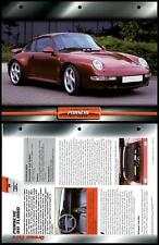 Porsche 911 Turbo - 1995 - Sports Atlas Dream Cars Fact File Card