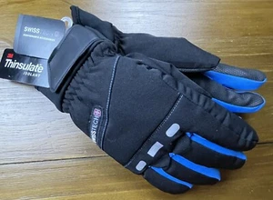 Swiss Tech Performance Gear Hybrid Ski Gloves 3M Thinsulate Boys' Size L-XL New - Picture 1 of 4