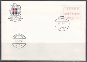 Iceland FDC - 1988 Forma Label - Picture 1 of 1