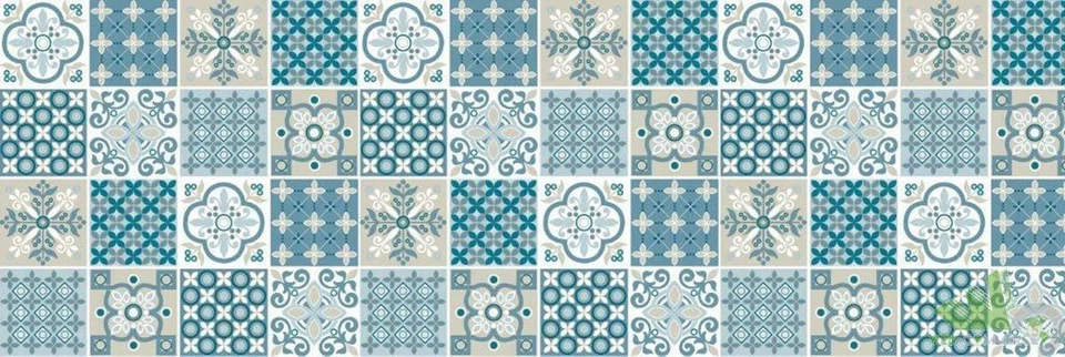 20 MT LINEARI TOVAGLIA TOVAGLIATO PLASTIFICATA PVC FANTASIA BLU AZZURRA H 140 CM - Immagine 1 di 1