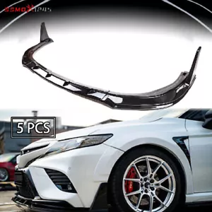 For Camry SE XSE 2018-23 V2 Yofer Style Winglet Black Front Bumper Lip Splitter - Imagen 1 de 7