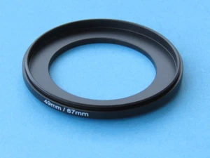 49mm-67mm Male to Male Double Coupling Ring reverse macro Adapter 67mm-49mm  - Picture 1 of 2