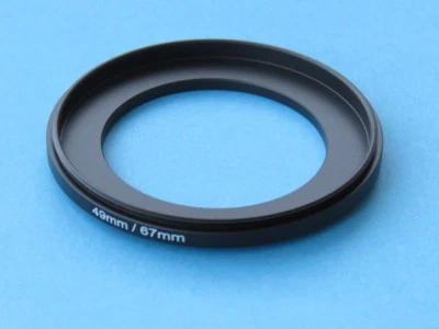 49mm-67mm Male to Male Double Coupling Ring reverse macro Adapter 67mm-49mm  - Image 1 of 2