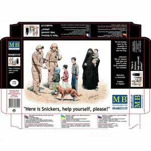 MASTER BOX 35159 Kit Figurine Scala 1:35 "Ecco Snickers, aiutatevi, per favore! - Foto 1 di 15