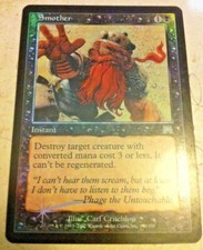 Foil Smother - Onslaught - Magic: The Gathering
