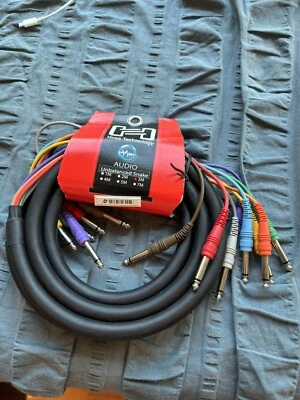 Serpiente desequilibrada Hosa CPP-803, 1/4 pulgada TS a la misma, 3 m Foto 1 de 2