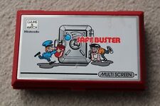 NINTENDO SAFEBUSTER GAME & WATCH JB-63 1988 SUPERB WITH FACEPLATE FILM INTACT
