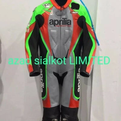 APRILIA RSV4 MOTO GP RACING LEATHER SUIT AVAILABLE IN ALL SIZE - Image 1 of 3