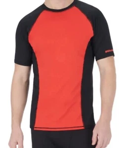 Sea Doo Men's Short Sleeve Red/Black Pullover Rash Guard Shirt. - Picture 1 of 2