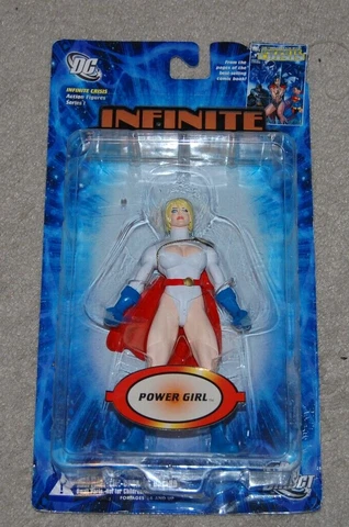 New Sealed DC Infinite Crisis Power Girl Action Figure Direct Comics 19460 Cover