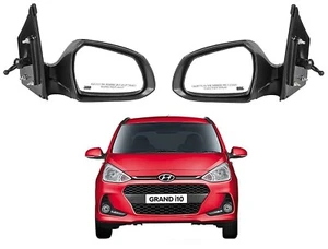Fit For Hyundai i10 Grand with Lever Manual Both Sides Mirror - Foto 1 di 6