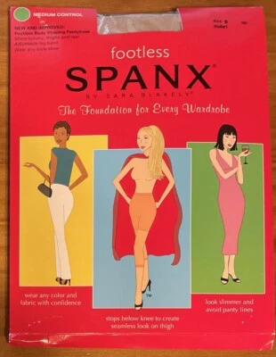 Pantimedias Spanx Body Shaping sin pies - Talla B Desnudo Control Medio Nuevas A20276 Foto 1 de 4