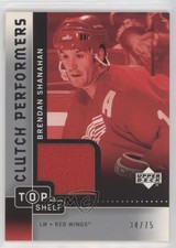 2002-03 Upper Deck Top Shelf Clutch Performers Jerseys /75 Brendan Shanahan HOF