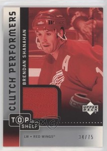 2002-03 Upper Deck Top Shelf Clutch Performers Jerseys /75 Brendan Shanahan HOF