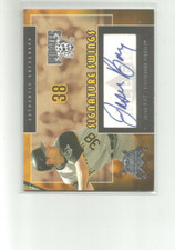 2005 NATIONAL PASTIME SIGNATURE SWINGS SILVER #BAY JASON BAY    AUTO