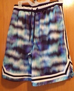 Pantalones Cortos de Baloncesto Unisex ~ Azul Estático ~ 2 Tallas Diferentes Disponibles ~ Nuevos con Etiquetas - Imagen 1 de 2