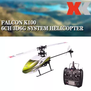 Wltoys XK K100 6CH 3D 6G RC Helicopter w/Transmitter Compatible w/ FUTABA S-FHSS - Picture 1 of 11