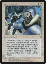 MTG - Call to Arms - Ice Age - Reserved List - X1 - (MP) - FREE SHIPPING