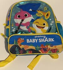 Nickelodeon Pinkfong Baby Shark Backpack Blue & Yellow