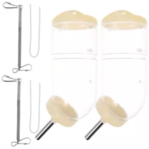 2 Pcs Pet Kettle Small Animal Water Bottle for Rabbits Dispenser - Picture 1 of 12