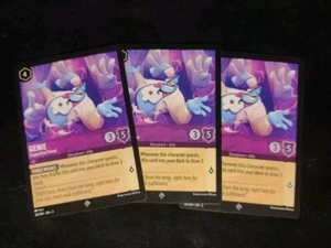 Genie - Supportive Friend - 38/204 (SR) Disney Lorcana Into the Inkland X3 - Picture 1 of 3