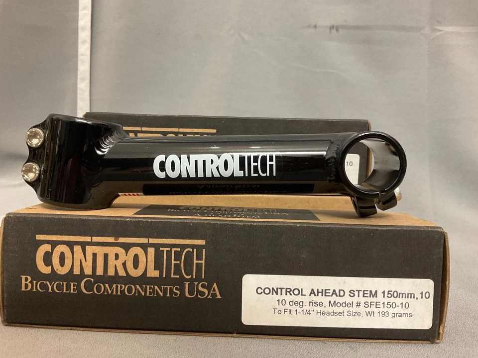 NOS Vintage CONTROLTECH USA oldschool AHEAD stem 150 1 1/4"-1 1/8"-10 deg - Bild 1 von 4