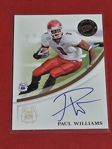 2007 Press Pass Signings Certified Authentic Card Silver Paul Williams Rookie 