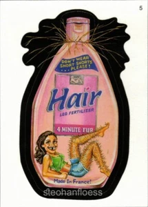 Topps Wacky Packages 2006: pegatina #5 cabello serie 3 totalmente nueva - Imagen 1 de 1