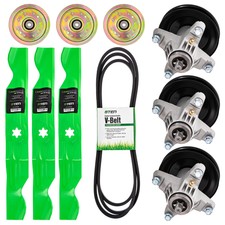 Deck Rebuild Kit Blade Spindle Belt Idler MTD Troy Bilt Mustang XP 50 Inch