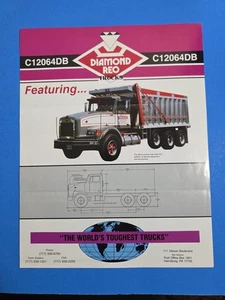 DIAMOND REO Truck Dealer Sales Brochure Fact sheet Original - Picture 1 of 2