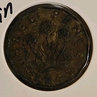 Gran Bretaña 1943 3 peniques Foto 1 de 2