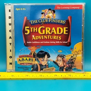 The Learning Company: The Clue Finders 5th Grade Adventures Windows 95 / Mac - Afbeelding 1 van 4