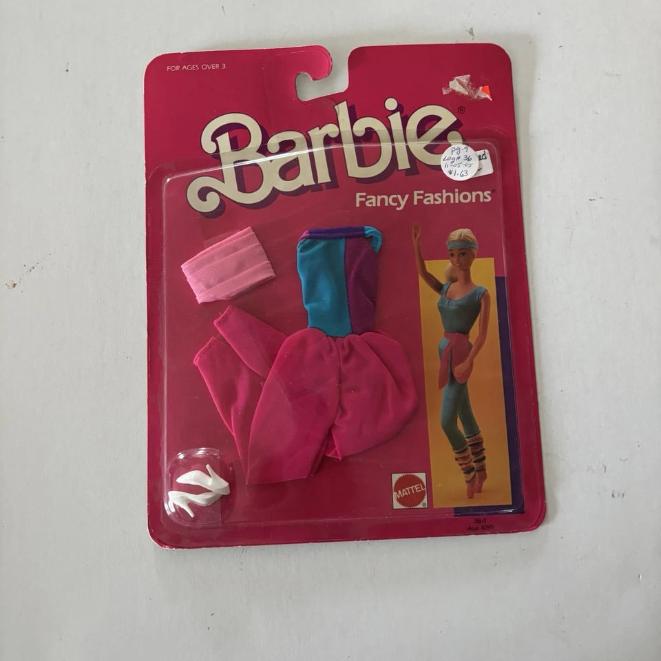 Barbie Doll Fashion "fancy Fashions" 1986 by Mattel