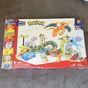 Mega Pokemon Entdeckungen Gebäude 7 Figuren Set 884 Teile - Bild 1 von 9