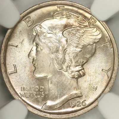 1926-D Mercury Dime NGC MS66FB - Image 1 of 3