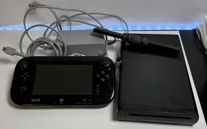 Nintendo Wii U Gaming System 32GB Console with Gamepad, Sensor Bar, & Cords - Picture 1 of 6