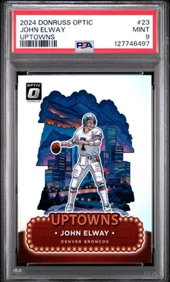 2024 Donruss Optic John Elway Uptowns #23 PSA 9 MINT - Image 1 of 2