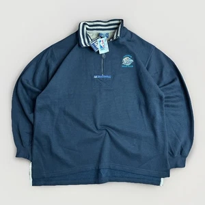 Vintage Detroit Pistons Lee Sport 1/4 Zip Pullover Sweatshirt Herren XL Gold Club - Bild 1 von 10