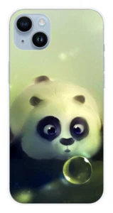 Coque en silicone imprimée compatible Apple iPhone 15 Plus Panda Bubble - Picture 1 of 3