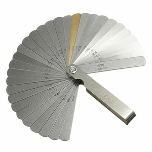 32 Blades Feeler Gauge Metric & Imperial Combination Gaps Thickness Measure - Picture 1 of 6