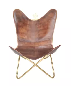 Brazo Silla - Hierro Soporte Silla de Piel - Bonito Hecho a Mano PL2-1.54 - Imagen 1 de 6