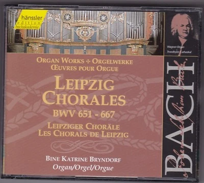 LEIPZIG CHORALES BWV 651-667 ORGAN WORKS BINE KATRINE BRYNDORF - 2 CD'S HÄNSSLER - Bild 1 von 2