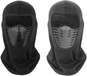 Sturmhaube Ski Vollgesichtsmaske winddicht Fleece Hals warm für Winter kaltes Wetter - Bild 1 von 17