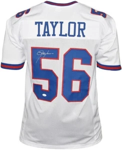 Lawrence Taylor Signed Custom White Football Jersey JSA - Picture 1 of 4