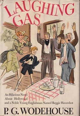 PG Wodehouse Laughing Gas Hardcover Press Jacket Vintage HC DJ 1936 Foto 1 de 4