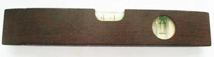 DRAPER ROSEWOOD OR MAHOGANY 10 INCH SPIRIT LEVEL IN NICE CONDITION WITH LABELS - Picture 1 of 5