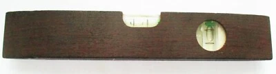 DRAPER ROSEWOOD OR MAHOGANY 10 INCH SPIRIT LEVEL IN NICE CONDITION WITH LABELS - Image 1 of 4