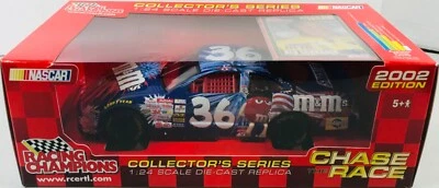 Racing Champions Ken Schrader #36 M&M's 2002 Grand Prix Scale 1:24 Nascar Card - Image 1 of 4
